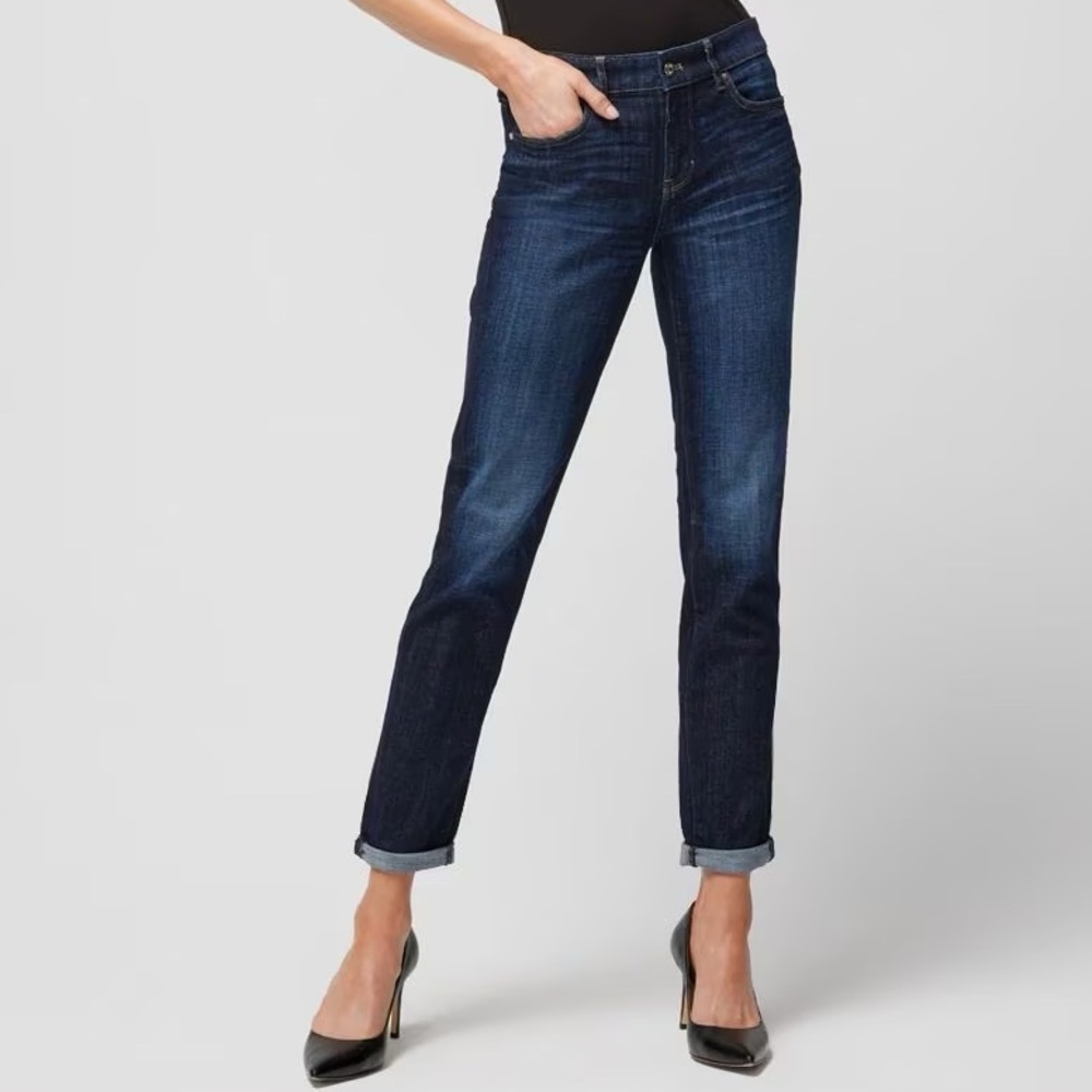 White House Black Market Dark Wash Cropped Ankle Jeans